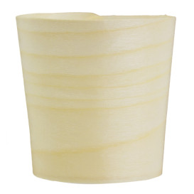 Vaso de Madera Degustación 1Oz/30ml 6x6cm (1.200 Uds)