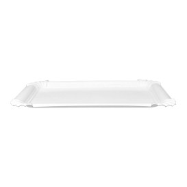 Bandeja de Cartón Rectangular Blanca 18x24cm (50 Uds)