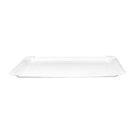 Bandeja de Cartón Rectangular Blanca 22x28cm (50 Uds)