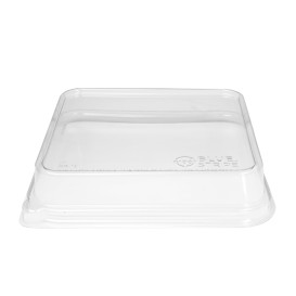 Tapa de rPET para bandeja 18,5x18,5x2,5cm (50 Uds)