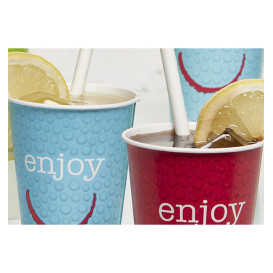 Vaso Cartón 32Oz/1.025ml "Enjoy" Ø11,2cm (50 Uds)