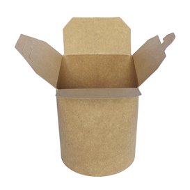 Caja de Cartón Kraft para Noodles 760ml (25 Uds)