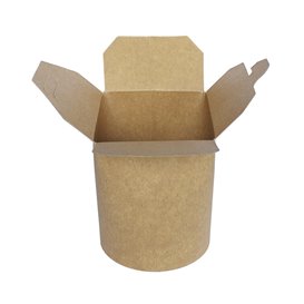 Caja de Cartón Kraft para Noodles 450ml (25 Uds)