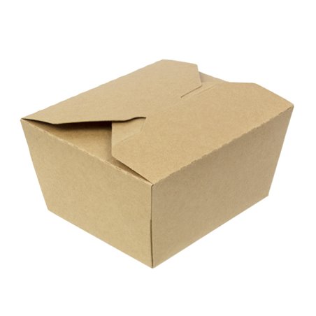 Caja Americana Kraft-Kraft 12x10,5x6,5cm 750ml (200 Uds)