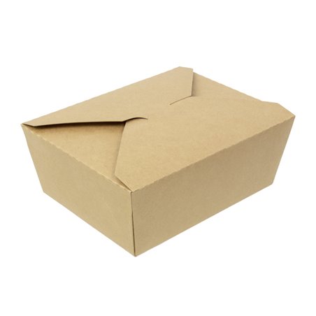 Caja Americana Kraft-Kraft 17x13,5x6,5cm 1.300ml (200 Uds)