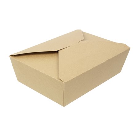 Caja Americana Kraft-Kraft 21,5x15,5x6,5cm 1.900ml (200 Uds)