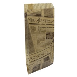 Bolsa de Papel para Bocadillo Kraft Times 12+2x26cm (2.000 Uds)