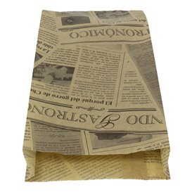 Bolsa de Papel para Bocadillo Kraft Times 12+2x26cm (X Uds)