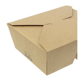 Caja Americana Kraft-Kraft 2C 17x13,5x6,5cm 1.000ml (25 Uds)