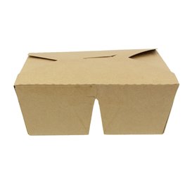 Caja Americana Kraft-Kraft 2C 17x13,5x6,5cm 1.000ml (25 Uds)