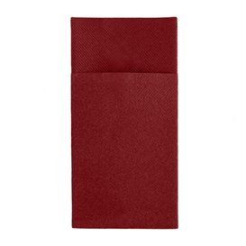 Servilleta Kanguro Airlaid Rojo 40x40cm (30 Uds)