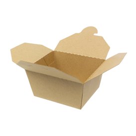 Caja Americana Kraft-Kraft 12x10,5x6,5cm 750ml (25 Uds)