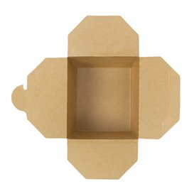 Caja Americana Kraft-Kraft 12x10,5x6,5cm 750ml (25 Uds)