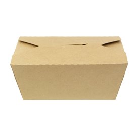 Caja Americana Kraft-Kraft 16x10x6,5cm 900ml (200 Uds)