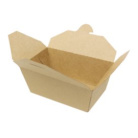 Caja Americana Kraft-Kraft 16x10x6,5cm 900ml (200 Uds)