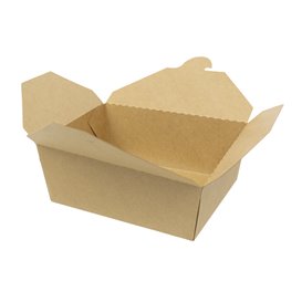 Caja Americana Kraft-Kraft 17x13,5x6,5cm 1.300ml (200 Uds)