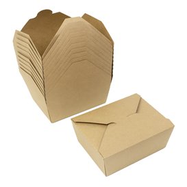 Caja Americana Kraft-Kraft 17x13,5x6,5cm 1.300ml (200 Uds)