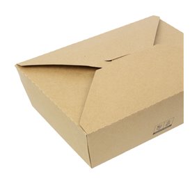 Caja Americana Kraft-Kraft 21,5x15,5x6,5cm 1.900ml (200 Uds)