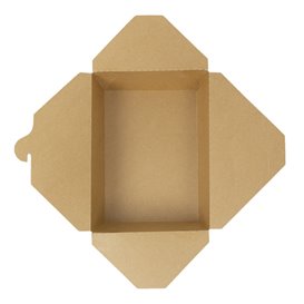 Caja Americana Kraft-Kraft 21,5x15,5x6,5cm 1.900ml (200 Uds)