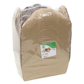 Caja Americana Kraft-Kraft 21,5x15,5x6,5cm 1.900ml (200 Uds)