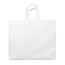 Bolsa Tela TNT PREMIUM Grande Blanca 45+20x40cm (25 Uds)