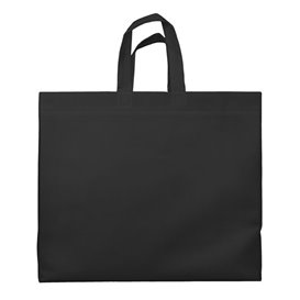 Bolsa Tela TNT PREMIUM Grande Negra 45+20x40cm (100 Uds)