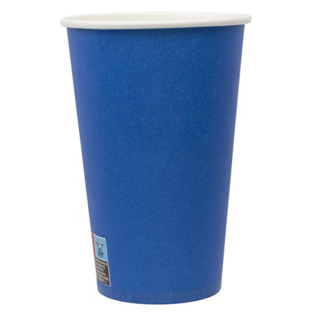 Vaso Cartón "Colores" Azul 600ml Ø9,4cm (320 Uds)