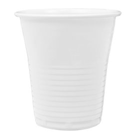 Vaso de Plástico PS Blanco 166ml (100 unidades)