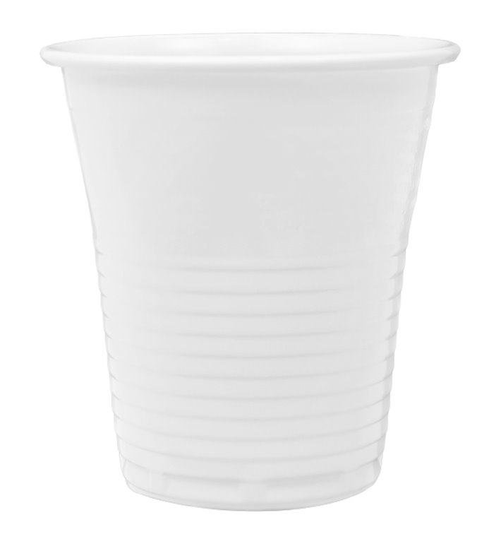 Vaso de Plástico PS Blanco 166ml (100 unidades)