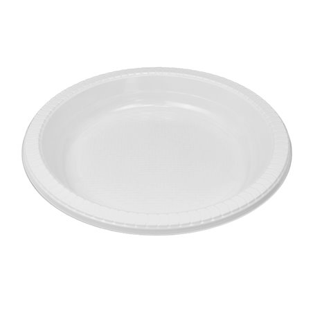 Plato Hondo Reutilizable Económico PS Blanco Ø22cm (25 Uds)