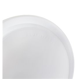 Plato Reutilizable PS Llano Blanco 22cm (50 Uds)