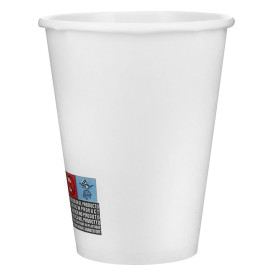 Vaso Cartón 12 Oz/360ml Blanco Ø8,9cm (40 Uds)