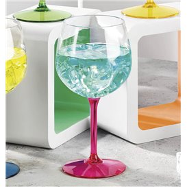 Copa Reutilizable Durable TT Pie Fucsia para Gin Tonic 580ml (6 Uds)