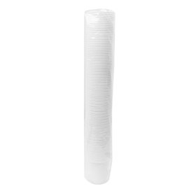 Vaso de Plástico PP Reutilizable Blanco 166ml (100 Uds)