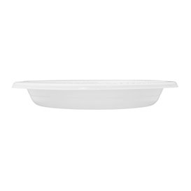 Plato Hondo Reutilizable Económico PS Blanco Ø22cm (25 Uds)