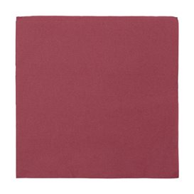 Servilleta de Papel Punta-Punta 40x40cm 2C Burdeos (50 Uds)