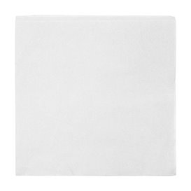 Servilleta de Papel Punta-Punta 40x40cm 2C Blanca (1.200 Uds)