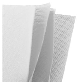 Servilleta Cocktail de Papel Punta-Punta 20x20cm 2C Blanca (100 Uds)