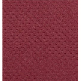 Servilleta Cocktail de Papel Punta-Punta 20x20cm 2C Burdeos (100 Uds)