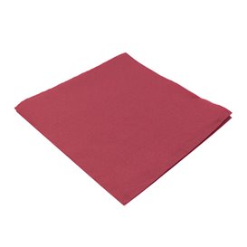 Servilleta de Papel Punta-Punta 40x40cm 2C Burdeos (50 Uds)