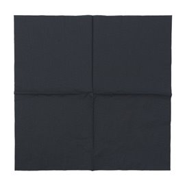 Servilleta de Papel con Cenefa 40x40cm Negra 2C (100 Uds)