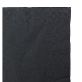 Servilleta de Papel con Cenefa 40x40cm Negra 2C (100 Uds)