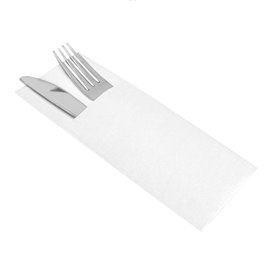 Servilleta Canguro de Papel Punta-Punta 33x40cm Blanca (600 Uds)