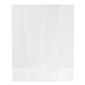 Servilleta Canguro de Papel Punta-Punta 33x40cm Blanca (600 Uds)