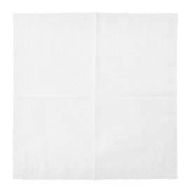 Servilleta de Papel con Cenefa 30x30cm 1C Blanca (9.600 Uds)