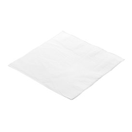 Servilleta de Papel con Cenefa 30x30cm 1C Blanca (9.600 Uds)