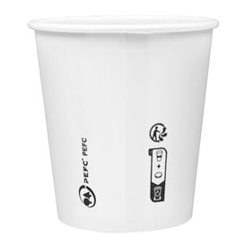 Vaso Cartón 4Oz/120ml Blanco (50 Uds)