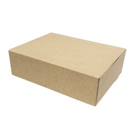 Caja Pastelería de Cartón Kraft 20,4x15,8x6cm 1kg (20 Uds)