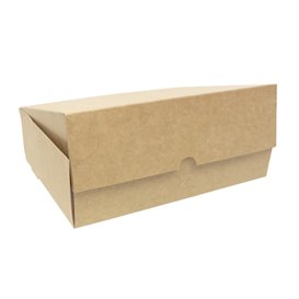 Caja Pastelería de Cartón Kraft 20,4x15,8x6cm 1kg (20 Uds)