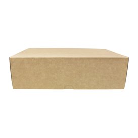 Caja Pastelería de Cartón Kraft 20,4x15,8x6cm 1kg (20 Uds)